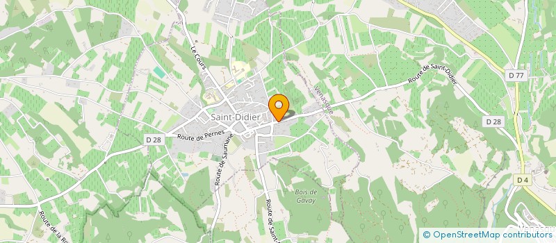 localisation de l'entreprise MECENIUM  SAINT-DIDIER