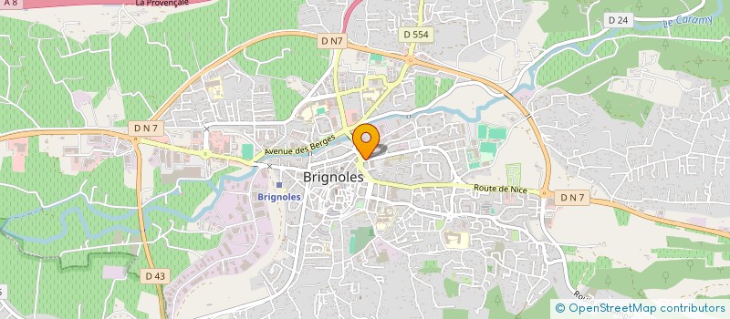 localisation de l'entreprise MECHAELANGELO à BRIGNOLES
