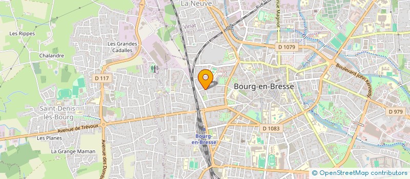 localisation de l'entreprise MECHAGRE à BOURG-EN-BRESSE