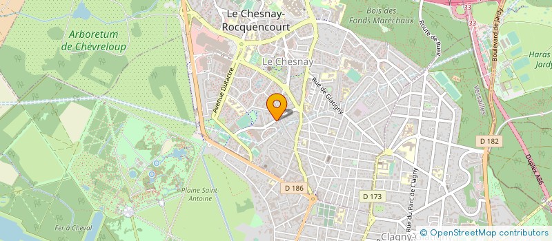 localisation de l'entreprise MECHANIZATION AS A SERVICE  LE CHESNAY-ROCQUENCOURT