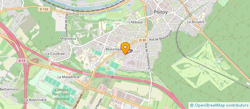 localisation de l'entreprise MECHANTE LOC  POISSY