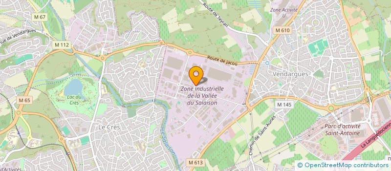 localisation de l'entreprise MECHATRONIC à VENDARGUES