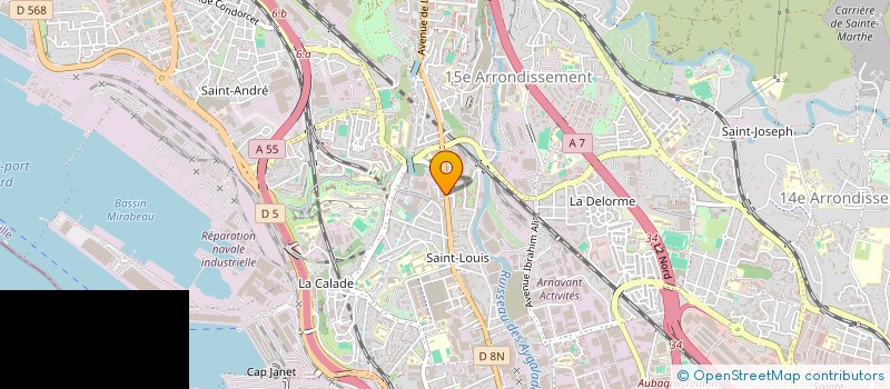 localisation de l'entreprise MECHE DOREE à MARSEILLE