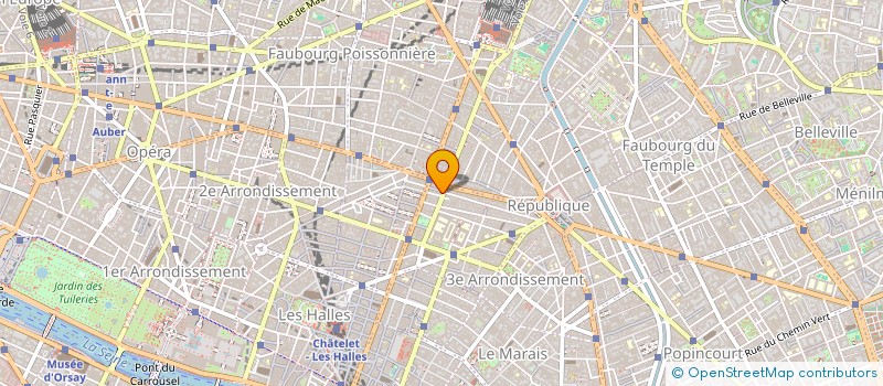 localisation de l'entreprise MECHE ET COSMETIQUE  PARIS