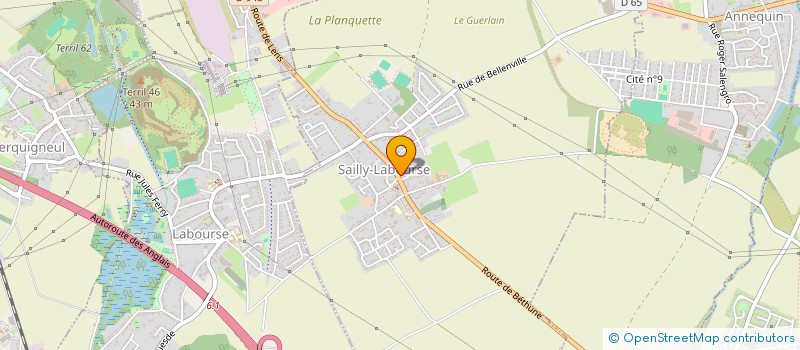 localisation de l'entreprise MECHE REBELLE  SAILLY-LABOURSE