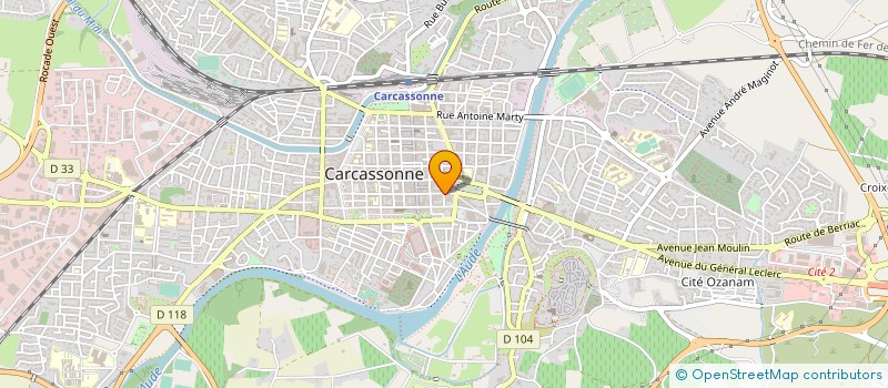 localisation de l'entreprise MECHES ET NUANCES à CARCASSONNE