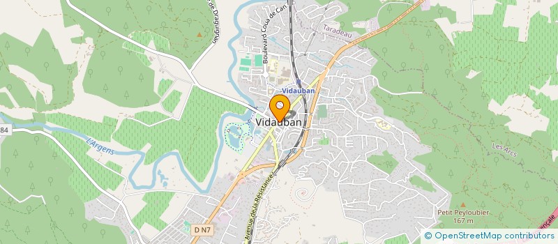 localisation de l'entreprise MECHES RE-BELLES  VIDAUBAN