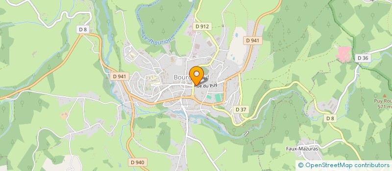 localisation de l'entreprise MECHETA à BOURGANEUF