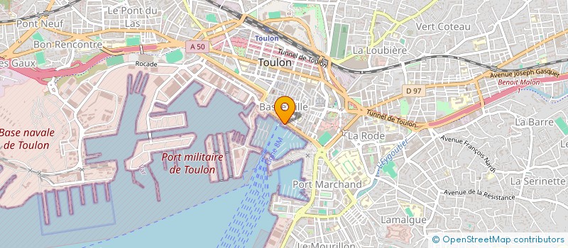 localisation de l'entreprise MECHETTI ET TEKYAY à TOULON