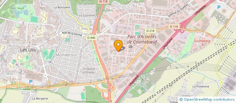 localisation de l'entreprise MECHIN à LES ULIS