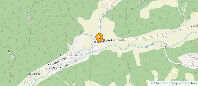 localisation de l'entreprise MECHIN  LE CASTELLET