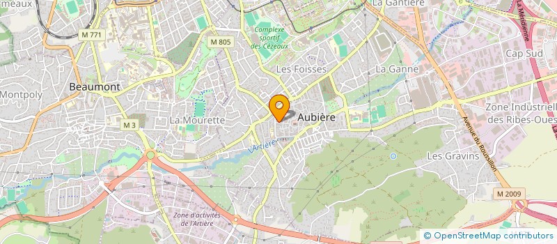 localisation de l'entreprise MECHIN ETABLISSEMENTS à AUBIERE