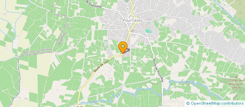 localisation de l'entreprise MECHOUI NOMADE à POURRIERES
