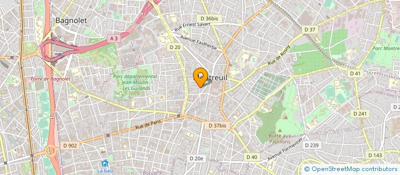 localisation de l'entreprise MECHTRAS à MONTREUIL