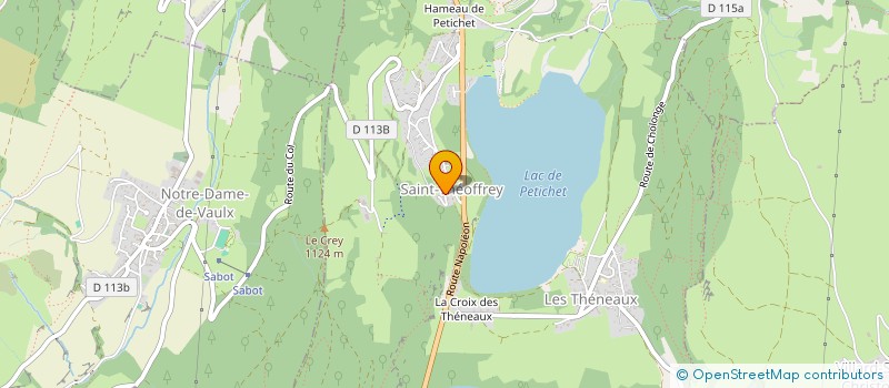 localisation de l'entreprise MECIN  SAINT-THEOFFREY