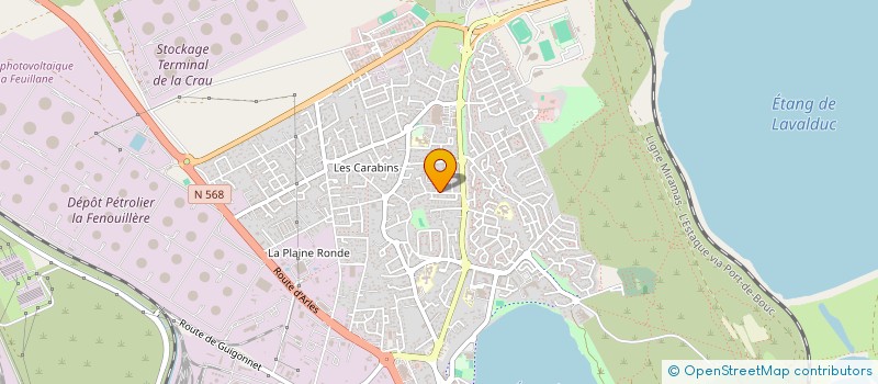 localisation de l'entreprise MECITIS COURTAGE à FOS-SUR-MER