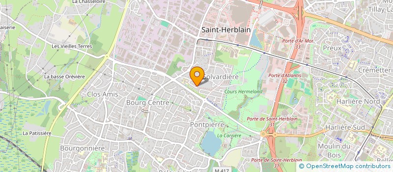 localisation de l'entreprise MECK  SAINT-HERBLAIN