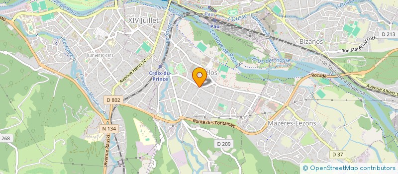 localisation de l'entreprise MECK  GELOS