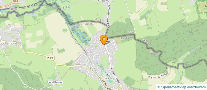 localisation de l'entreprise MECKROCA  GORCY