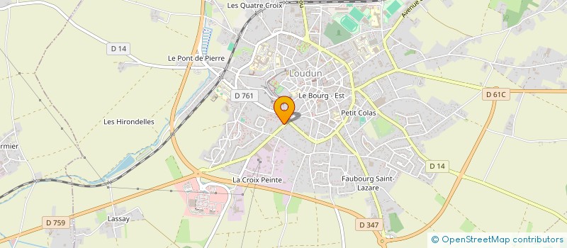 localisation de l'entreprise MECLA à LOUDUN