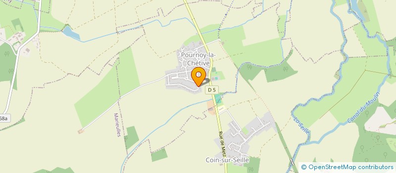 localisation de l'entreprise MECLES  POURNOY-LA-CHETIVE