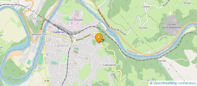 localisation de l'entreprise MECO 28  CAPDENAC-GARE