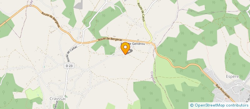 localisation de l'entreprise MECO FRANCE DISTRIBUTION  CRAYSSAC