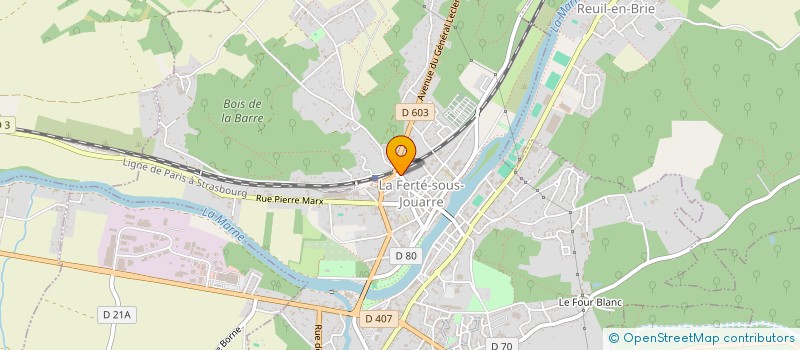 localisation de l'entreprise MECOFFSET  USSY-SUR-MARNE