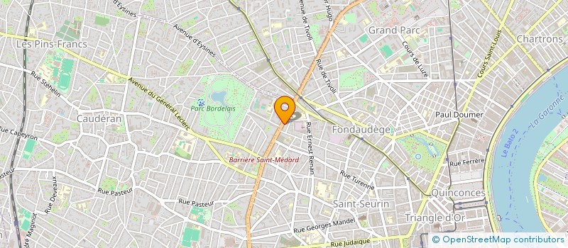 localisation de l'entreprise MECOMA  BORDEAUX