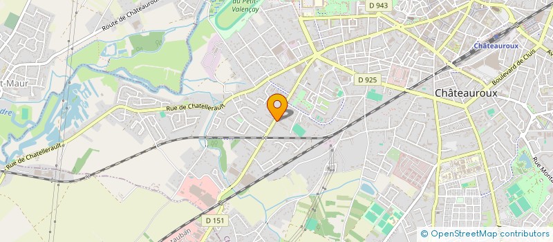 localisation de l'entreprise MECOVA à CHATEAUROUX