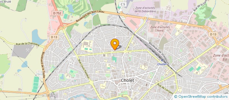 localisation de l'entreprise MECS à CHOLET