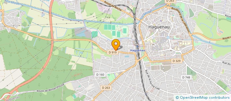 localisation de l'entreprise MECY  HAGUENAU