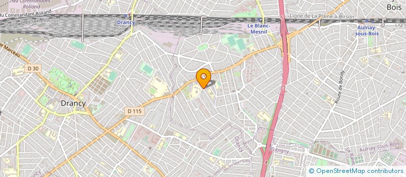 localisation de l'entreprise MED 2 à LE BLANC-MESNIL