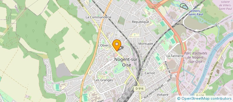 localisation de l'entreprise MED à NOGENT-SUR-OISE