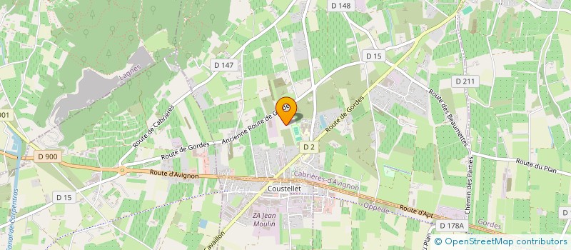 localisation de l'entreprise MED  CABRIERES-D'AVIGNON