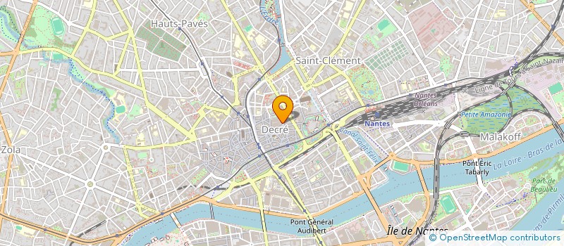 localisation de l'entreprise MED à NANTES