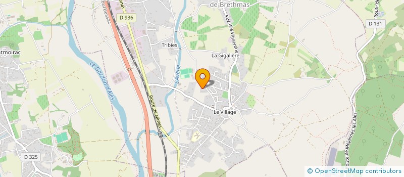 localisation de l'entreprise MED à SAINT-HILAIRE-DE-BRETHMAS