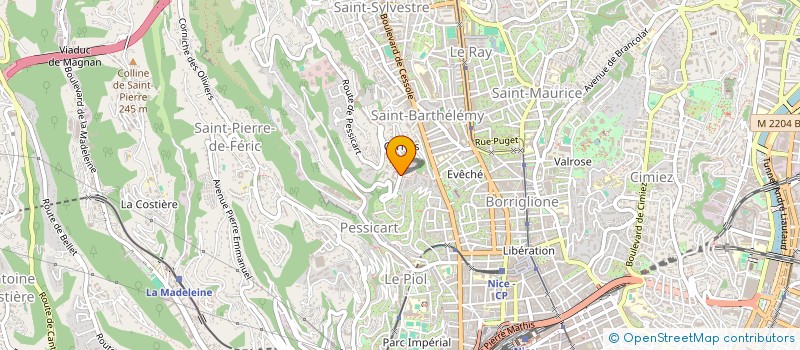 localisation de l'entreprise MED  NICE