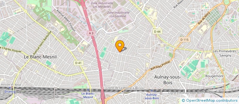 localisation de l'entreprise MED à AULNAY-SOUS-BOIS