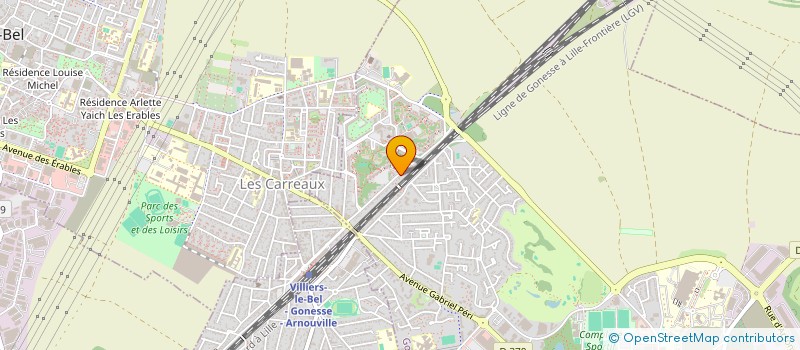 localisation de l'entreprise MED  GONESSE