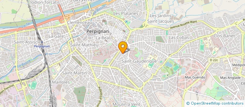 localisation de l'entreprise MED  PERPIGNAN