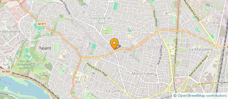 localisation de l'entreprise MED  DAIX