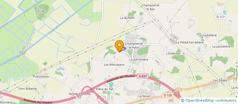 localisation de l'entreprise MED  TONNAY-CHARENTE