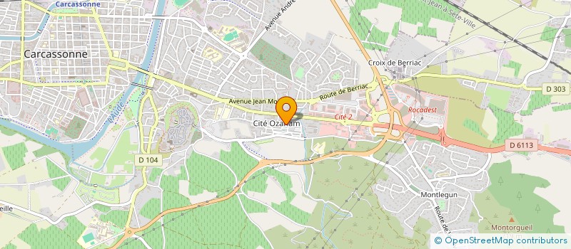 localisation de l'entreprise MED AGRI SERVICE à CARCASSONNE