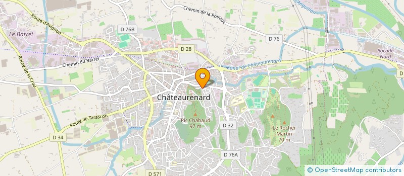 localisation de l'entreprise MED AGRO AFRIQUE  CHATEAURENARD