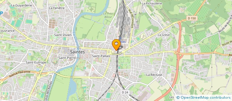 localisation de l'entreprise MED-BAT-17  SAINTES