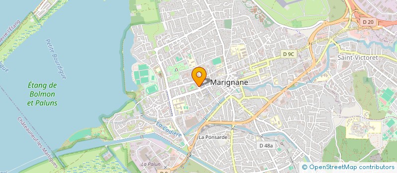 localisation de l'entreprise MED BATIMENT à MARIGNANE