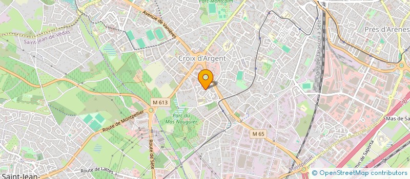 localisation de l'entreprise MED BATIMENT D'OC à MONTPELLIER