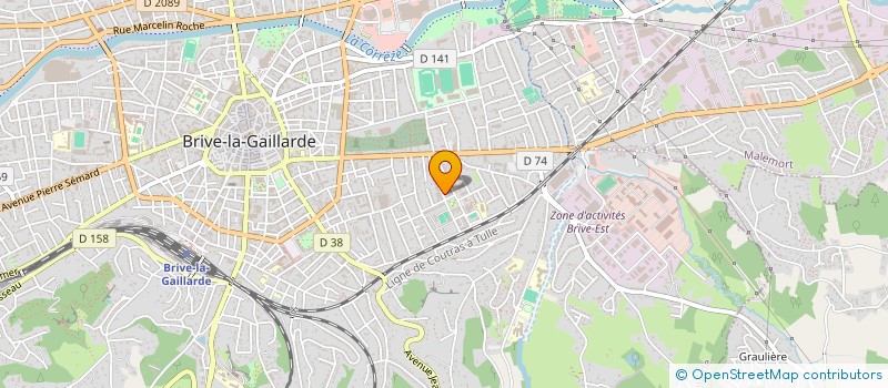 localisation de l'entreprise MED BOIS  BRIVE-LA-GAILLARDE