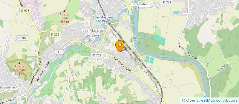 localisation de l'entreprise MED & CO  LES MARTRES-DE-VEYRE